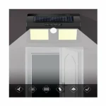 Pack de 3  Lampe Solaire Murale 40 LED avec Détecteur De Mouvement – Image 4