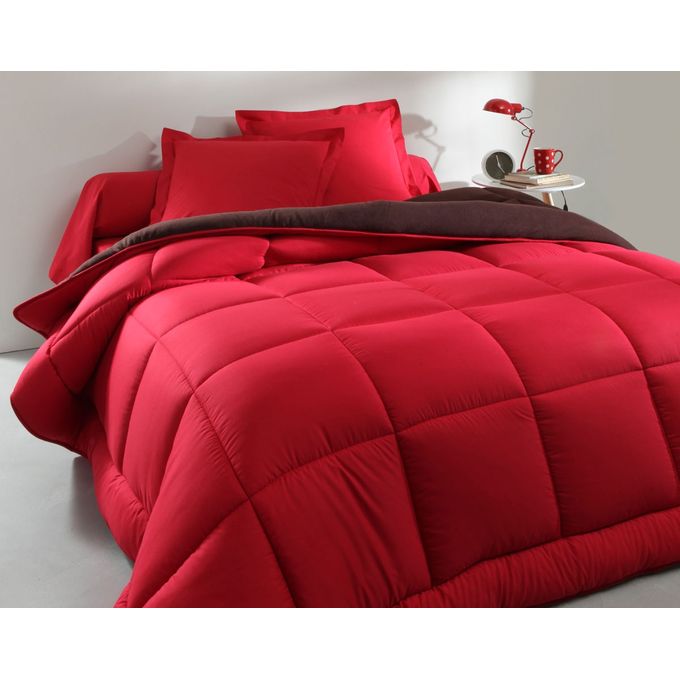 marron-rouge.jpg Couette Uni 2 places 220x240 Marron-Rouge – Image 1