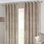 Rideau Velours Beige 3m*2,8m