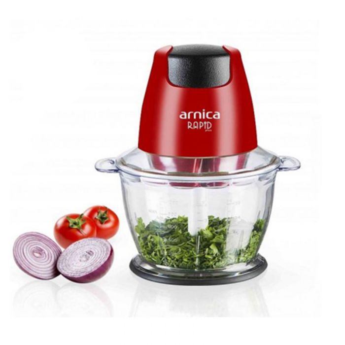 hachoir arnica rouge MINI HACHOIR ARNICAA-GH-21132 500 W - ROUGE – Image 1