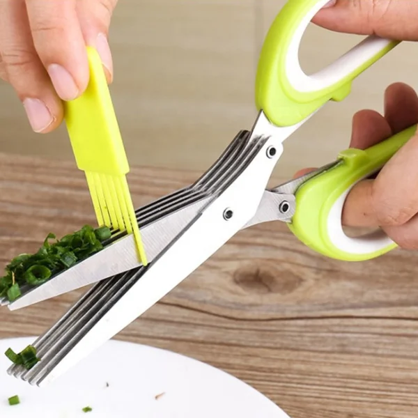 ciseau-herbe-5lames-nettoyage-dimension-cuisine-electromenager-tunisie-Shopico .png Ciseaux 5 lames – Image 1