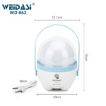 Lampe de Camping Rechargeable USB Weidasi – Image 2