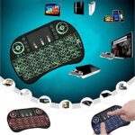 Mini clavier sans fil avec télécommande infrarouge à pavé tactile BACKLIT