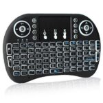 Mini clavier sans fil avec télécommande infrarouge à pavé tactile BACKLIT – Image 5