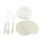 Kit couvert - 31 pièces - Pour plage & camping Sotufab-Blanc