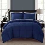 Couette Uni 2 places 220x240 Gris-Bleu