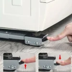 Support de Machine à laver, réfrigérateur & meubles avec support de Base réglable à roulettes