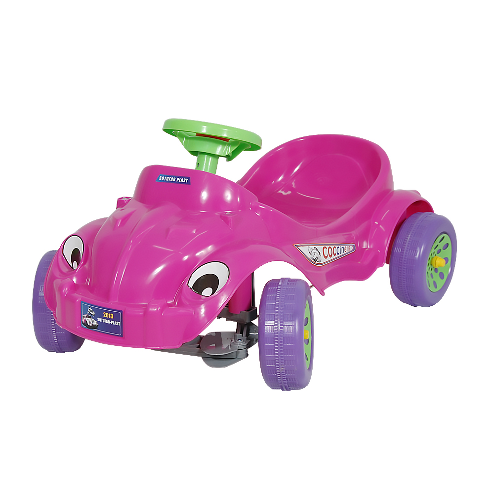 VOITURE-COCCINELLE-Rose VOITURE POUR ENFANT COCCINELLE EJ110 – Image 1