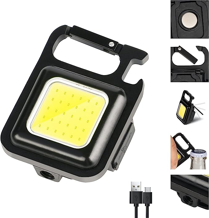 71PqBP1IHkS._AC_SX679_ COB Small Flashlights, 800Lumens – Image 1