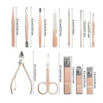 Kit de manucure et pédicure - 12 pièces – Image 3