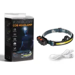 Lampe frontale télescopique à LED COB avec capteur, W679 – Image 2