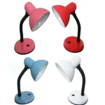 Lampe Bureau – Bleu- Rouge- Rose- Blanc- Hauteur: 35 Cm