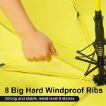 Grand Parapluie bicolore silicone – Image 4