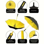 Grand Parapluie bicolore silicone – Image 2