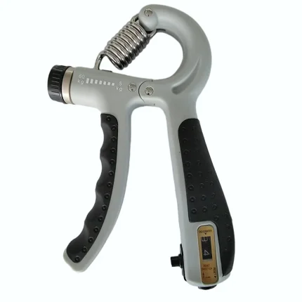 Hand grip réglable 5-60Kg avec compteur gris