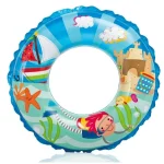 Bouée de natation Intex bleu motif plage