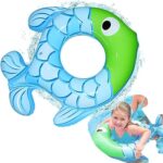 Bouée de natation Intex poisson bleu – Image 2