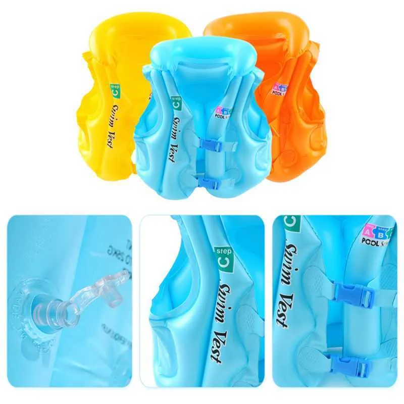 Gilet De Sauvetage gonflable, veste De Sauvetage MULTICOLOR 11 Gilet de sauvetage gonflable taille B pour bebe de 3 à 7 ans – Image 1
