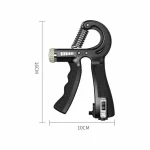 Hand grip réglable 5-60Kg avec compteur Noir – Image 2