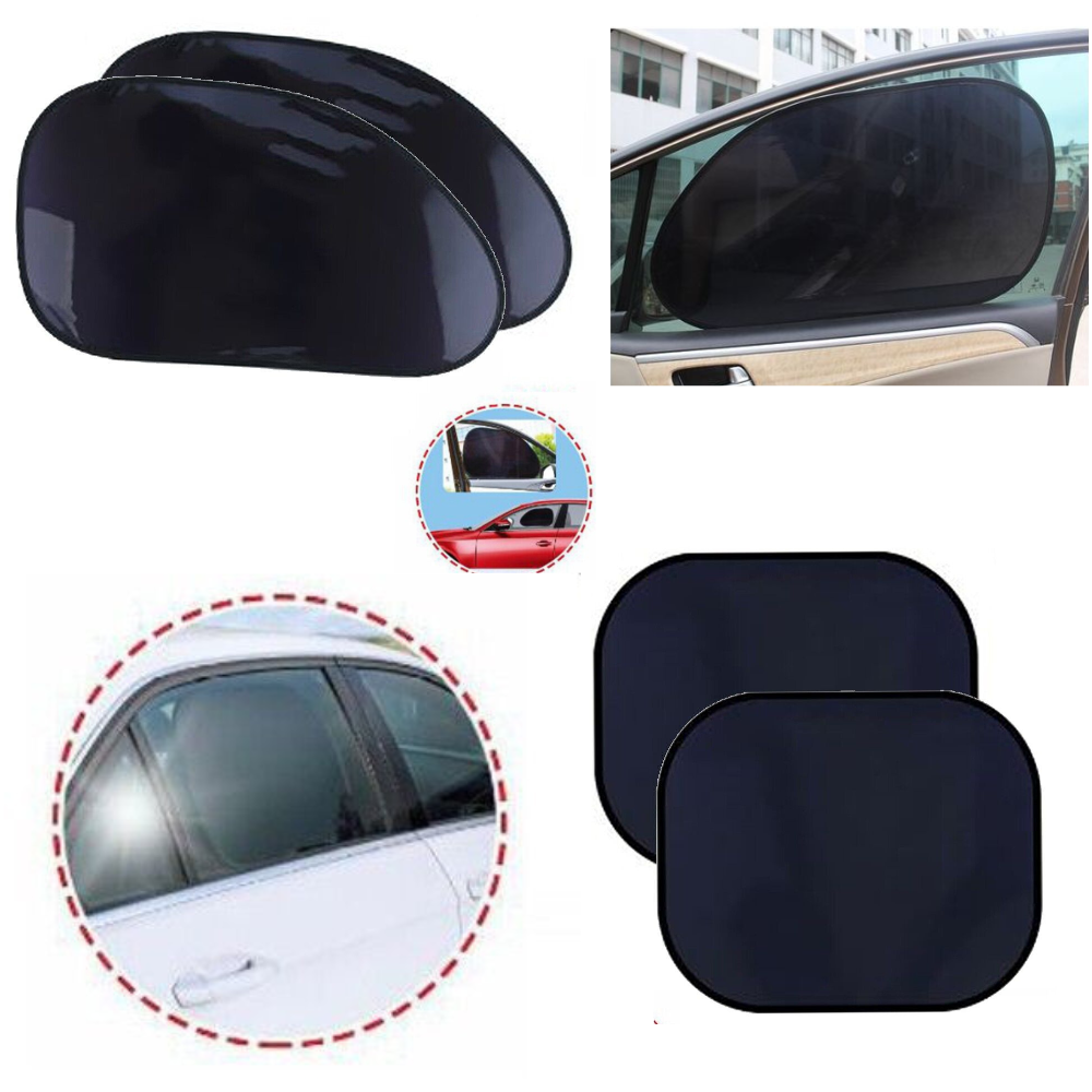Kit complet pare soleil voiture vitres latérales avant et arrière Kit Complet pare-soleil vitres latérales avant/arrière – Image 1