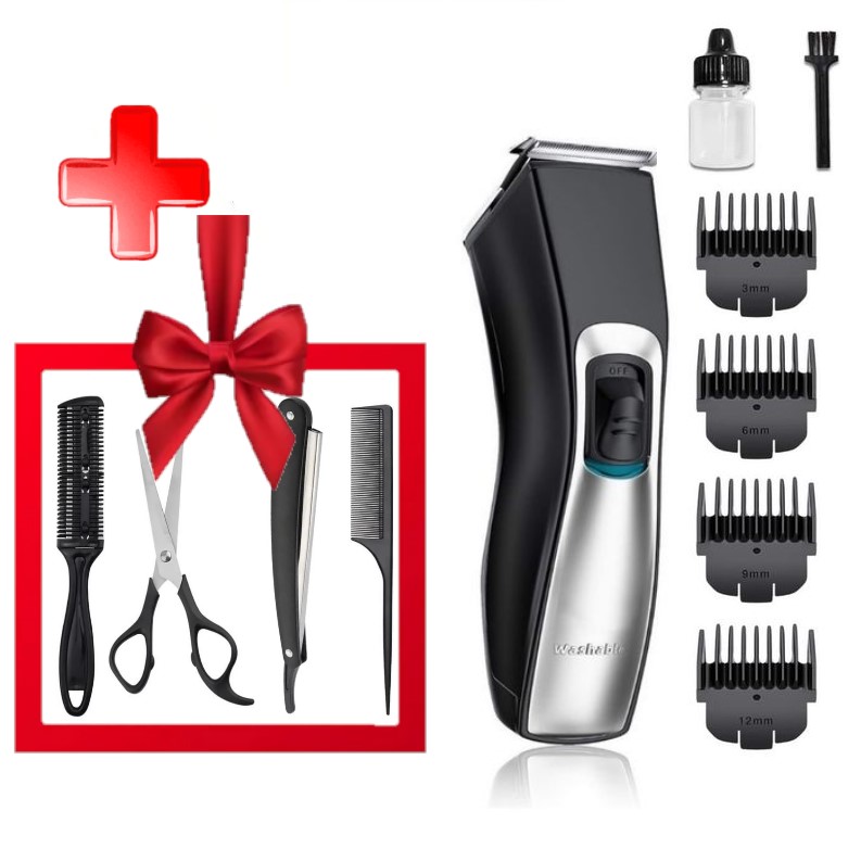 Htc Tondeuse cheveux et barbe HTC 129C rechargeable Tondeuse cheveux et barbe HTC 129C rechargeable avec kit cadeau – Image 1