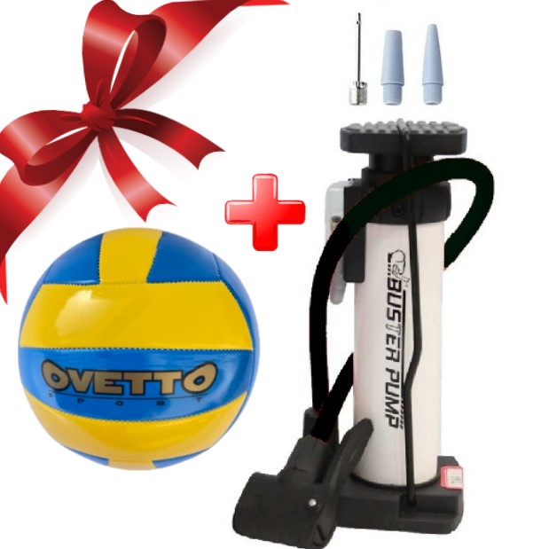 POMPE-ballon-pied-pump-foot-tunisie-promo-deal-offre11 Pompe à pied avec Ballon cadeau – Image 1
