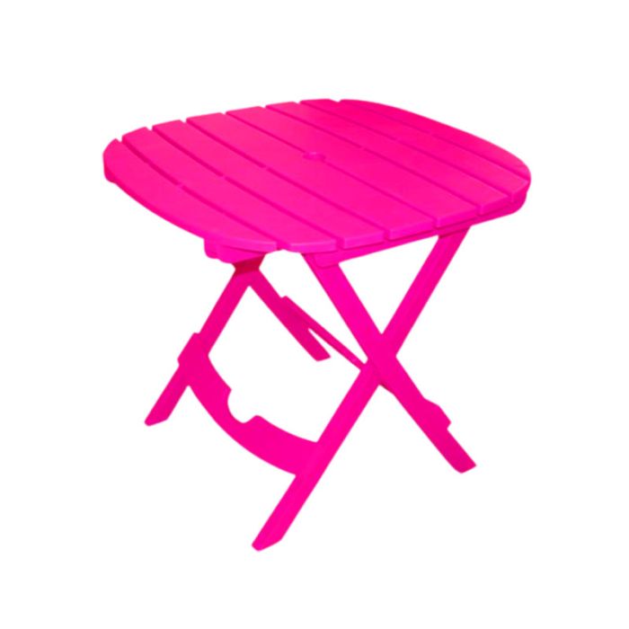 TABLE-plage-camping-PLIANTE-RUSPINA-TP020- ROSE Table Pliable Ruspina SOTUFAB Rose – Image 1