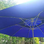 Parasol 2.4m pour jardin/plage double toile-L – Image 4