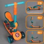 Trottinette 3 roues pliable avec siège – Image 2