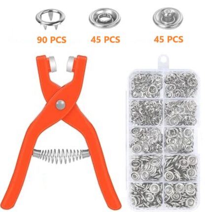 Kit Pince à pression à main avec boutons
