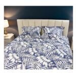 Couette Imprimé motif Jouy - gris 2 places