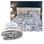 Couette Imprimé motif Jouy - gris 2 places – Image 2