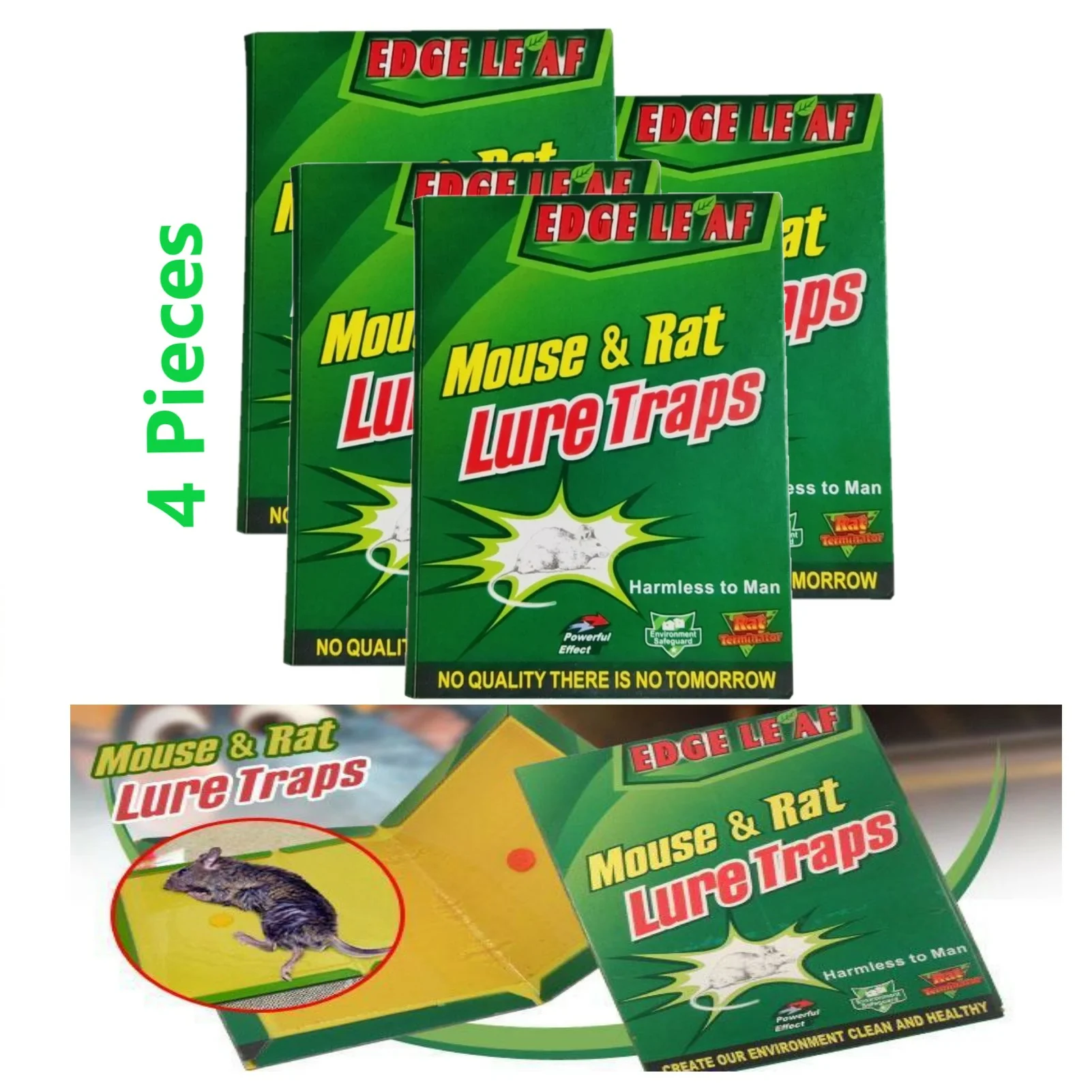 piege-colle-souris-rats-tunisie-shopico tunisie-2 Lot de 4 pièges à colle pour souris et rats – Image 1