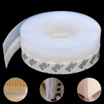 Bande d'étanchéité silicone transparent pour fenêtre - 3 m – Image 3