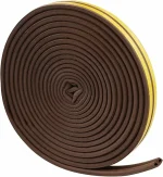 Joint isolant sonore et froid profil D pour fenêtre et porte