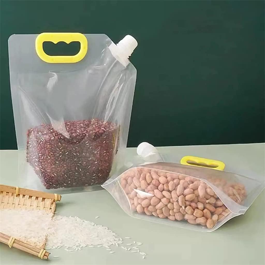 Sac-céréales-alimentaire-transparent-stockage-sac-eau-5Litres-10L-15L-tunisie-promo-deal3 Lot de 3 Sac de rangement alimentaire de 3L – Image 1