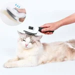 Brosse de toilettage autonettoyante pour chiens et chats – Image 3