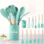Ensemble d'ustensiles de cuisine en silicone