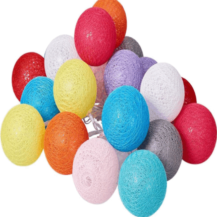 Guirlande lumineuse LED en forme de boule multi couleur