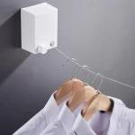 Corde à Linge Rétractable Télescopique 4,2 M