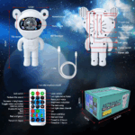 Veilleuse Projecteur Galaxie Ciel Étoilé avec Bluetooth et Télécommande – Image 4