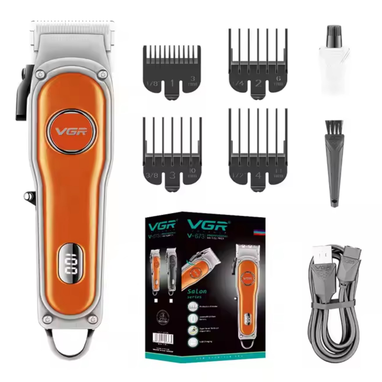 VGR-Tondeuse-a-cheveux-professionnelle-V-673-tunisie-promo-deal Tondeuse à Cheveux Professionnel VGR V-673 – Image 1