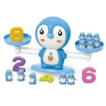 Jeu d'apprentissage préscolaire de la balance pingouin – Image 2