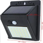 Lampe solaire Mural d'extérieur 20 LED – Image 6