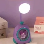 Mini lampe de table LED pour enfant-MAUVE