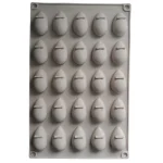Moule silicone à gâteau forme gouttes 25 Pieces