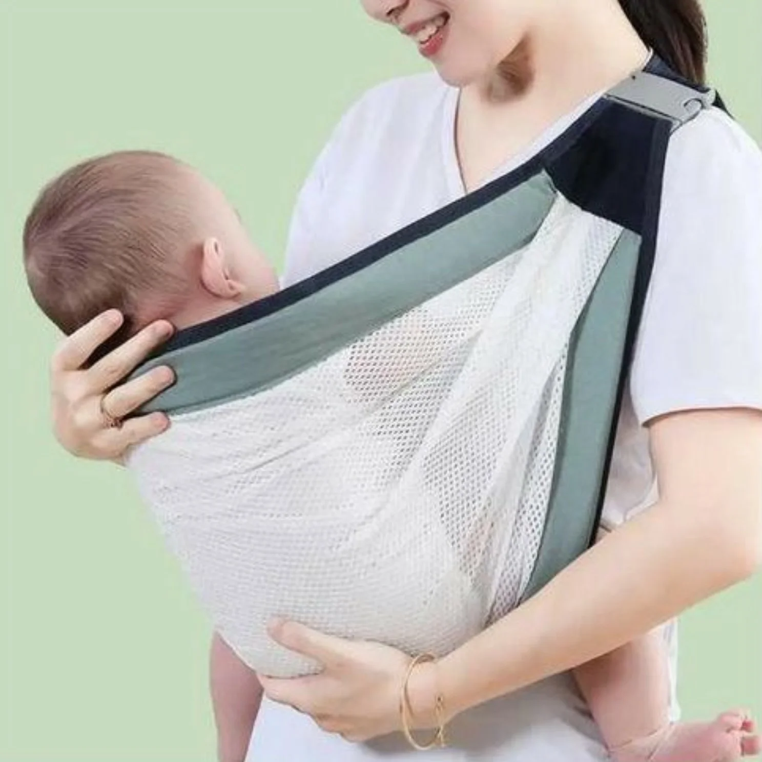 porte-bebe-shopico nouveau-ne-tunisie- Porte-bébé respirant – Image 1