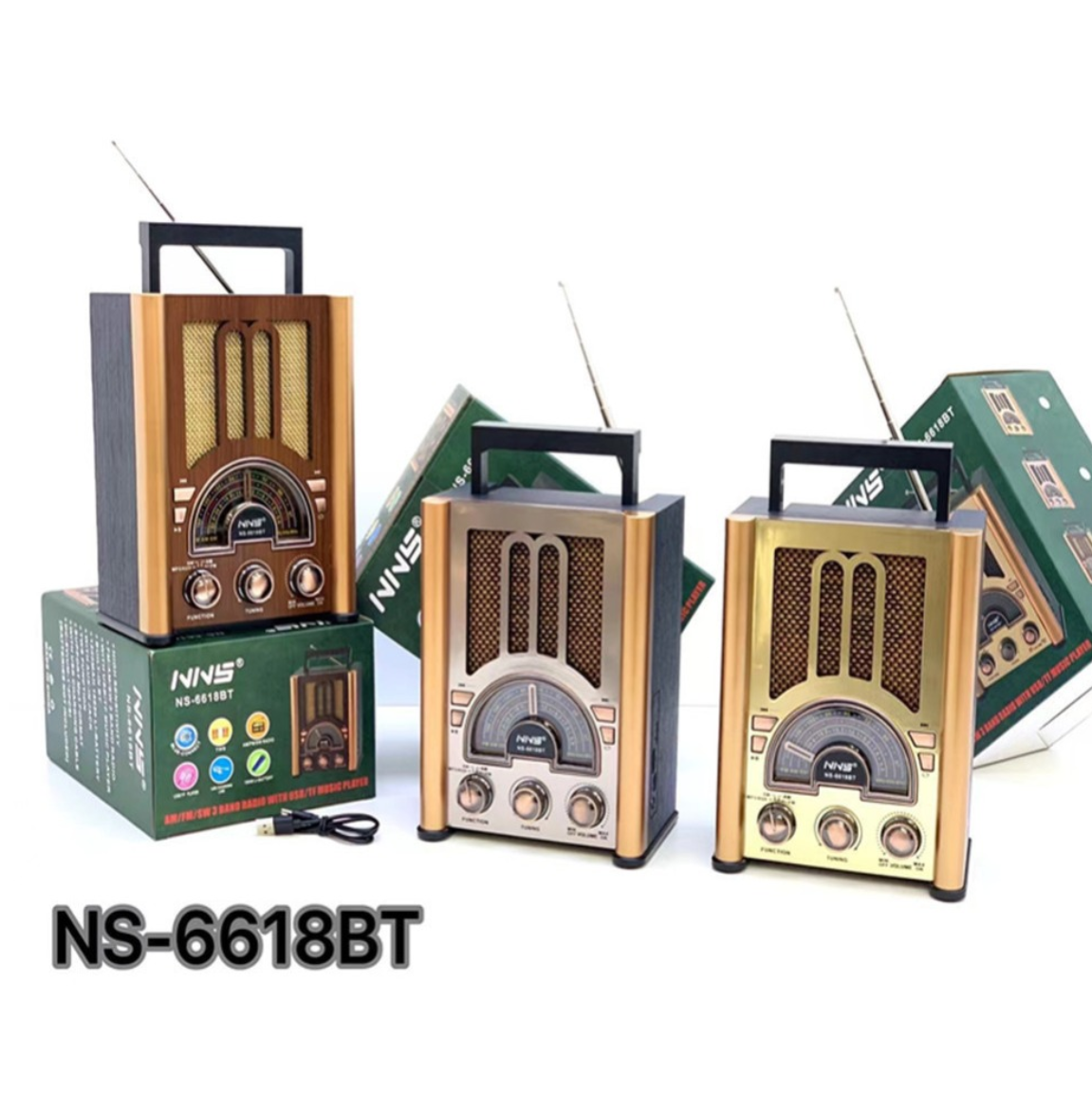 radio-nns-ns6618BT-promo-deal-tunisie Radio rétro NNS Ns-6618BT – Image 1