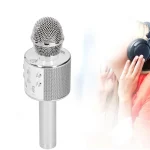 Microphone de karaoké Bluetooth WS-858 - 3 en 1