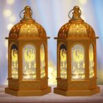 Lot de 2 Lanternes Décorative à suspendre ARABESQUE
